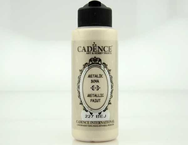 Cadence Metalik Boya 120 ml. 227 Bej - Image 1