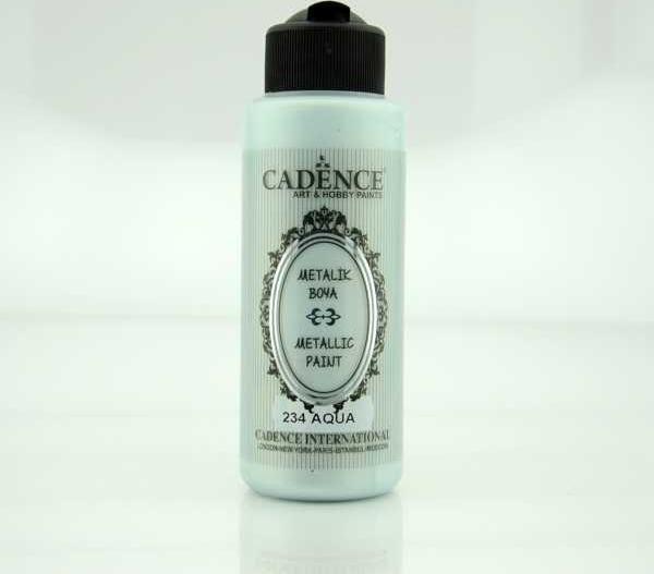 Cadence Metalik Boya 120 ml. 234 Aqua - Image 1