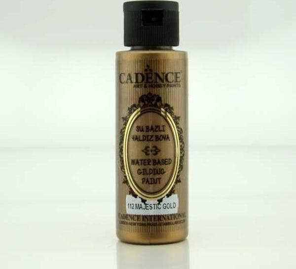 Cadence Su Bazlı Yaldız 70 ml. 112 Majestic Gold - Image 1