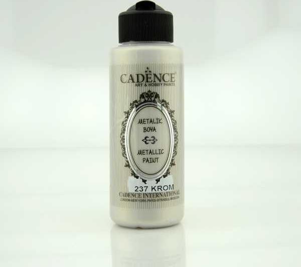 Cadence Metalik Boya 120 ml. 237 Krom - Image 1
