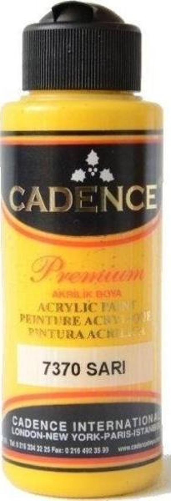 Cadence Premium Akrilik Boya 120 ml. 7370 Sarı - Image 1