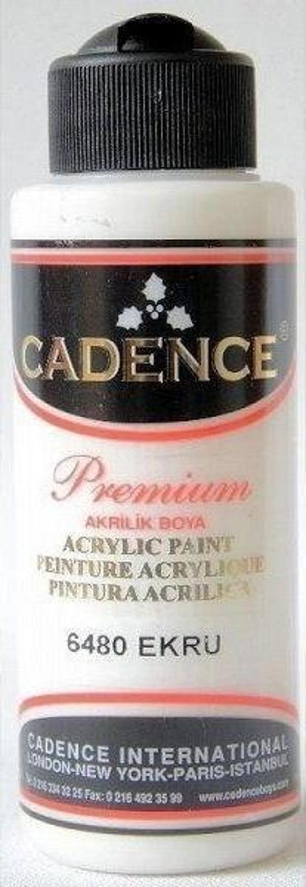 Cadence Premium Akrilik Boya 120 ml. 6480 Ekru - Image 1