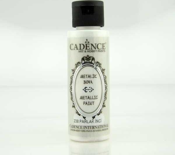 Cadence Metalik Boya 70 ml. 238 Parlak İnci - Image 1