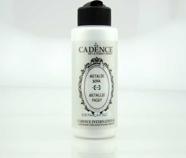 Cadence Metalik Boya 120 ml. 238 Parlak İnci - Image 1