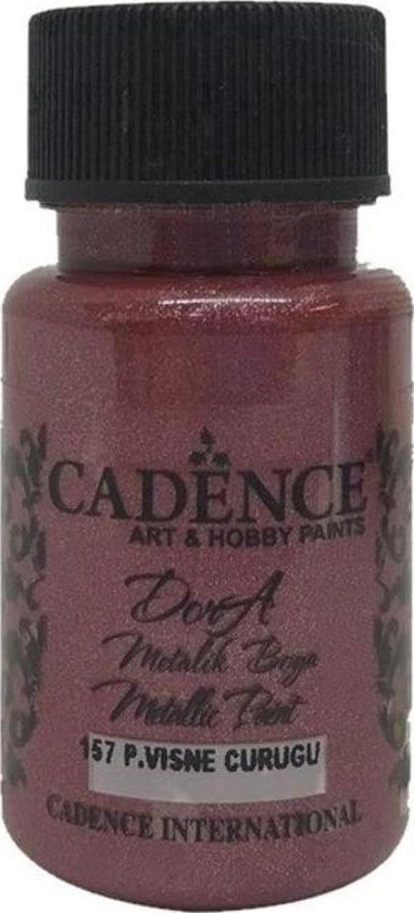 Cadence Dora Metalik Boya 50 ml. 157 P. Vişne Çürüğü - Image 1