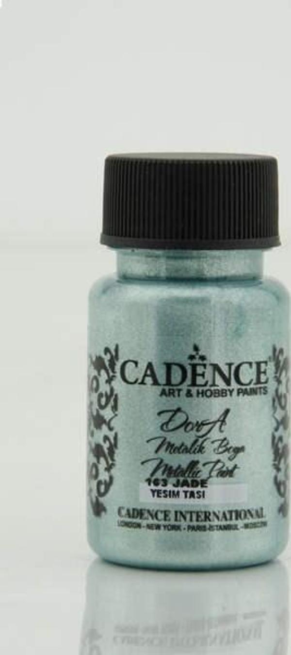 Cadence Dora Metalik Boya 50 ml. 163 Yeşim Taşı - Image 1