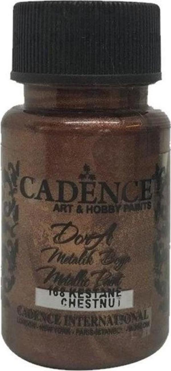 Cadence Dora Metalik Boya 50 ml. 168 Kestane - Image 1