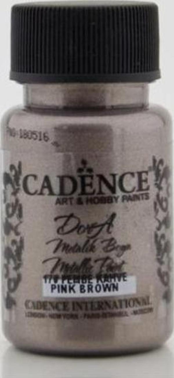 Cadence Dora Metalik Boya 50 ml. 170 Pembe Kahve - Image 1