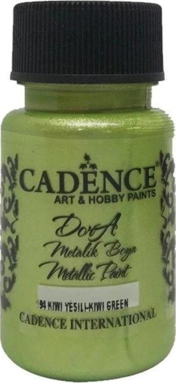 Cadence Dora Metalik Boya 50 ml. 194 Kiwi Yeşili - Image 1