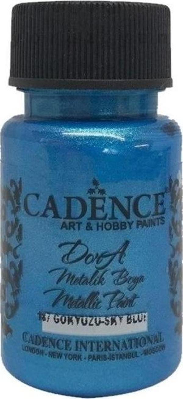 Cadence Dora Metalik Boya 50 ml. 187 Gökyüzü - Image 1