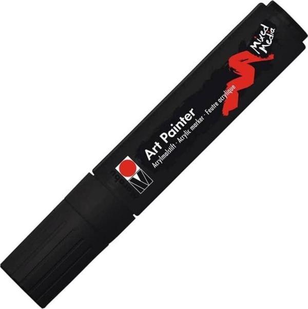 Marabu Art Painter Akrilik Marker 15 mm Black - Image 1