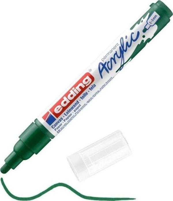Edding 5100 Akrilik Boyama Markörü 2-3 mm YOSUN YEŞİLİ - Image 1