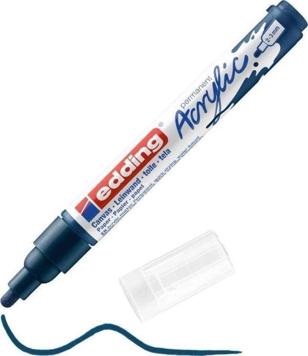 Edding 5100 Akrilik Boyama Markörü 2-3 mm GECE MAVİSİ - Image 1