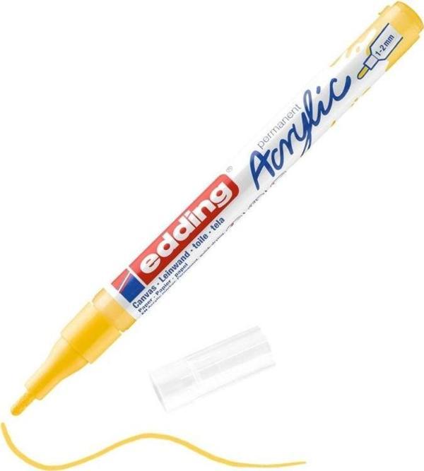 Edding 5300 Akrilik Boyama Markörü 1-2 mm TRAFİK SARI - Image 1