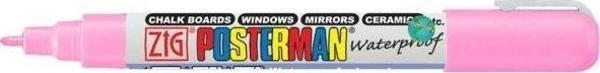 Zig Posterman Waterproof Boyama Markeri Fine Uç 1 mm PINK - Image 1