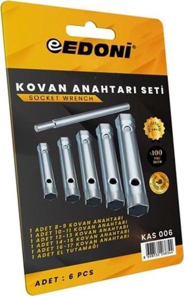 EDONİ KOVAN ANAHTARI SETİ 6 PARÇA - Image 1