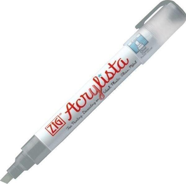 Zig Acrylista Marker Akrilik Boyama Kalemi 6 mm Kesik Uç SLATE GRAY - Image 1