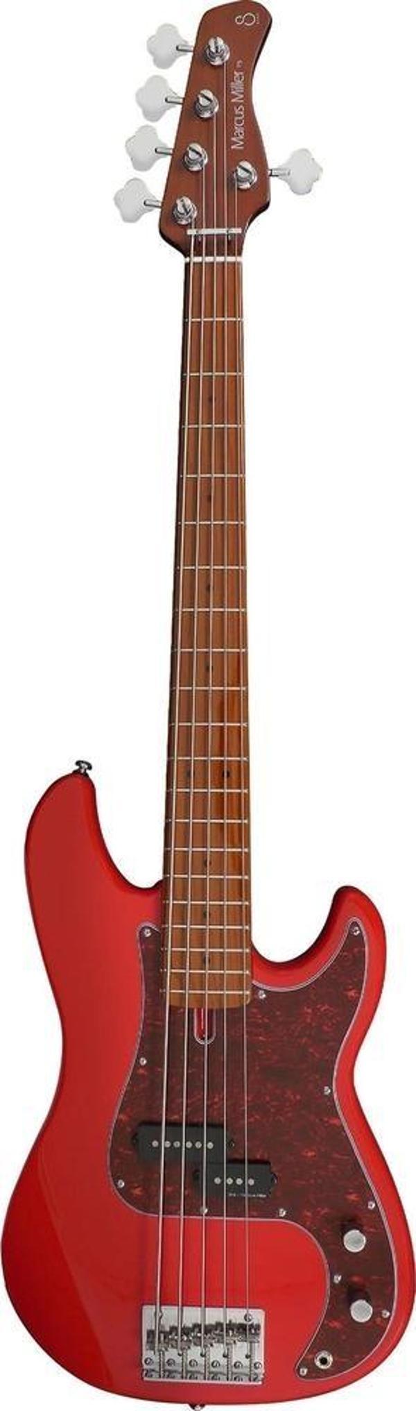 Sire Marcus Miller P5 Alder 5 Telli Bas Gitar (RD) - Image 1