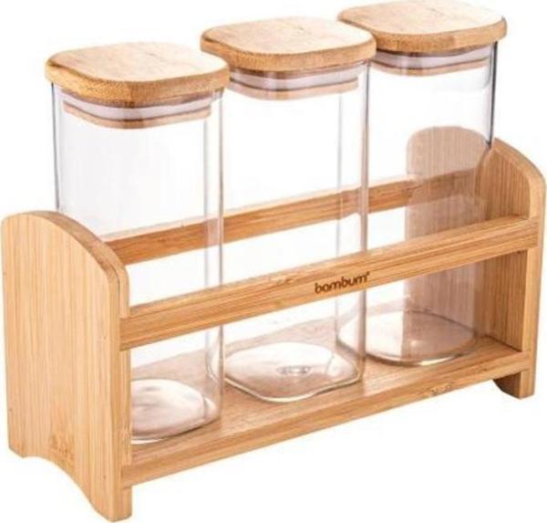 Bambum Saphire 4 Parça Standlı Baharatlık Seti B5585 - Image 1