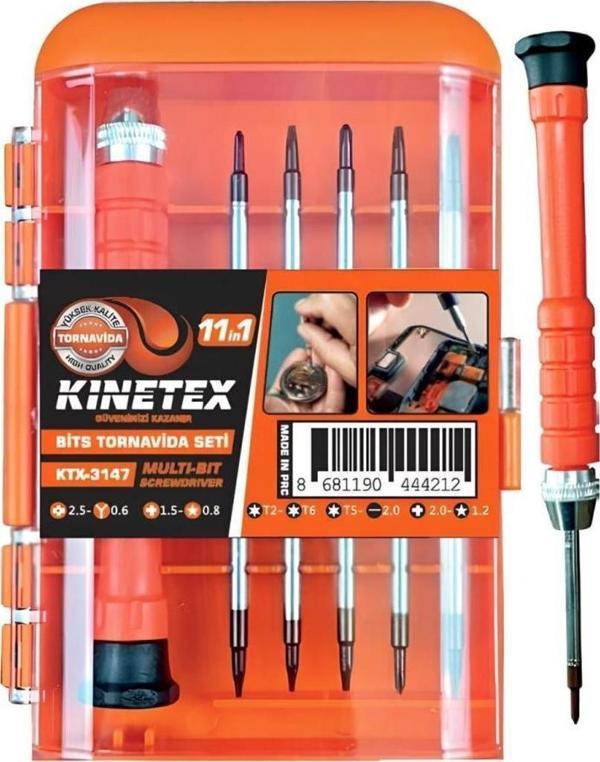 Knitex 11 In 1 Bits Tornavida Seti Küçük KTX-3147 - Image 1