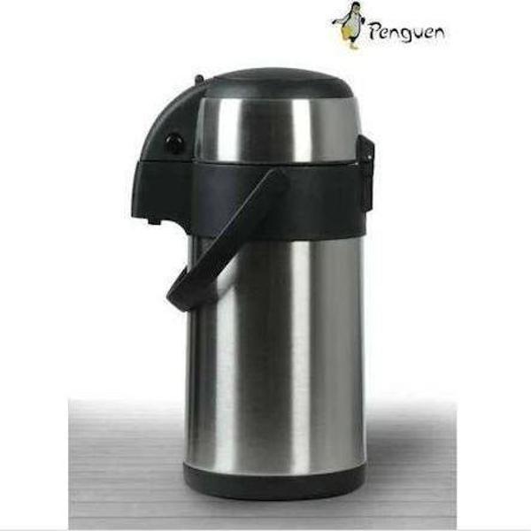 Penguen 1240 A Çift Katlı Pompalı Çelik Termos 4 Litre - Image 1