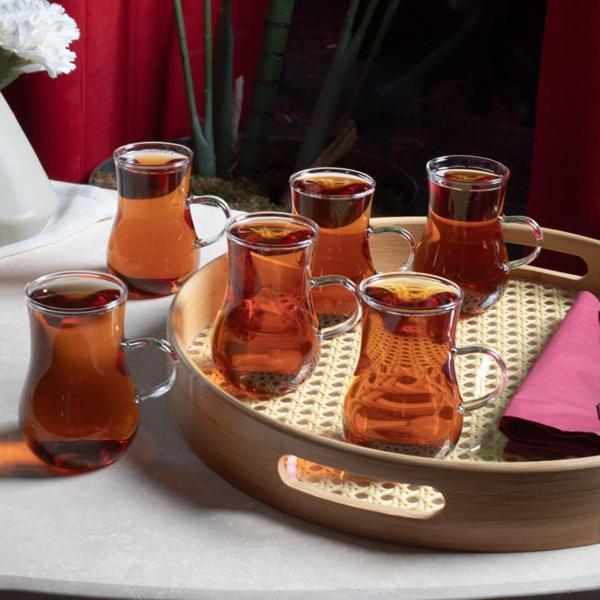 Perotti Dem 6 Lı Borosilikat Çay Bardağı Seti 15530 - Image 1