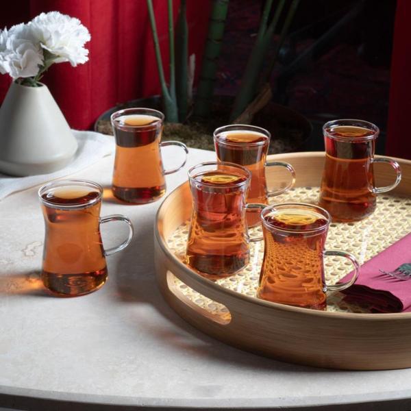 Perotti Dem 6 Lı Borosilikat Çay Bardağı Seti 15533 - Image 1