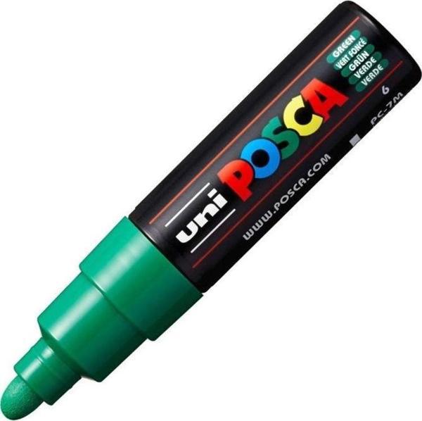 Uni Posca PC-7M Boyama Markörü 4.5-5.5 mm Yeşil - Image 1