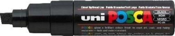 Uni Posca PC-8K Boyama Markörü 8 mm Kesik Uç SİYAH - Image 1