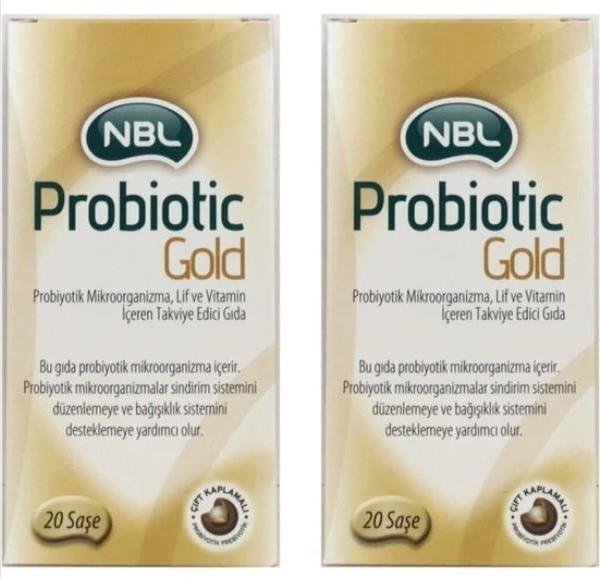 NBL Probiotic Gold 20 Stick Saşe 2 Adet - Image 1