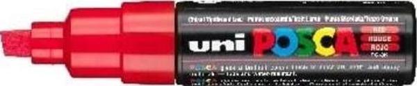Uni Posca PC-8K Boyama Markörü 8 mm Kesik Uç KIRMIZI - Image 1