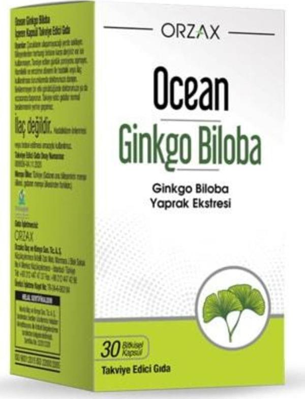 Ocean Ginkgo Biloba 30 Kapsül 3 Adet - Image 1