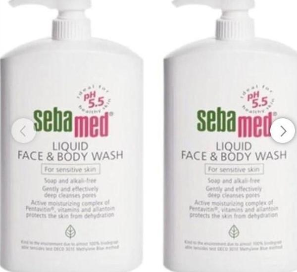 Sebamed Hassas Ciltler İçin Likit Yüz ve Vücut Temizleyici 1000 ml 2 Adet - Image 1