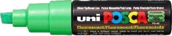 Uni Posca PC-8K Boyama Markörü 8 mm Kesik Uç FLORESAN YEŞİL - Image 1