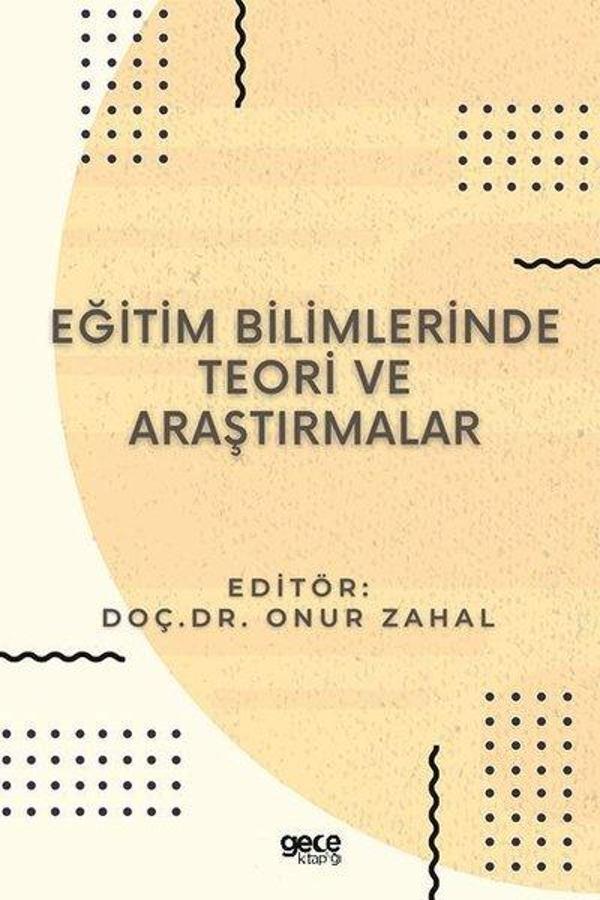 Eğitim Bilimlerinde Teori ve Araştırmalar - Gece Kitaplığı - Image 1