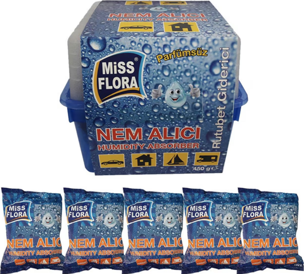 Miss Flora 450 Gram Nem Alıcı +  5 Yedek Tablet - Image 1