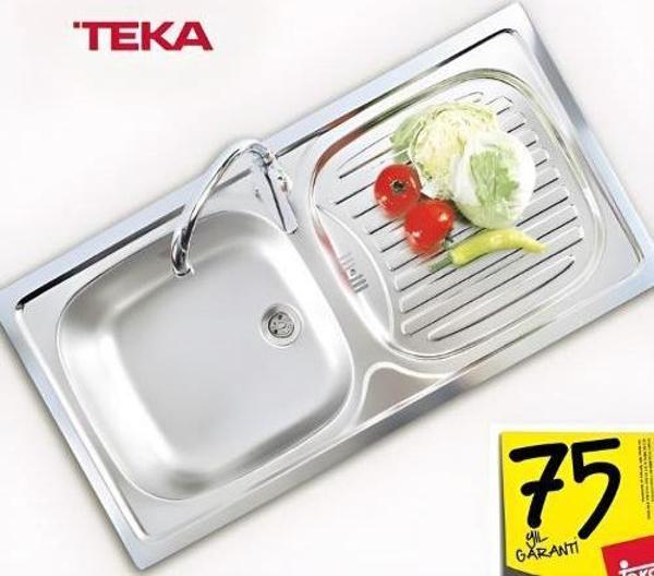 TEKA EBM 45 SOL PASLANMAZ ÇELİK MUTFAK EVİYESİ - Image 1