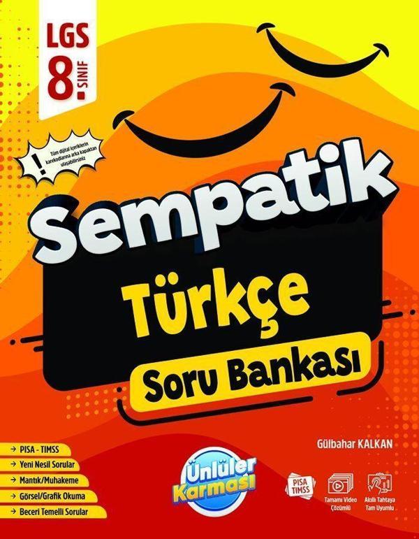 8. Sınıf Sempatik Türkçe Soru Bankası Ünlüler Karması - Ünlüler Karması - Image 1