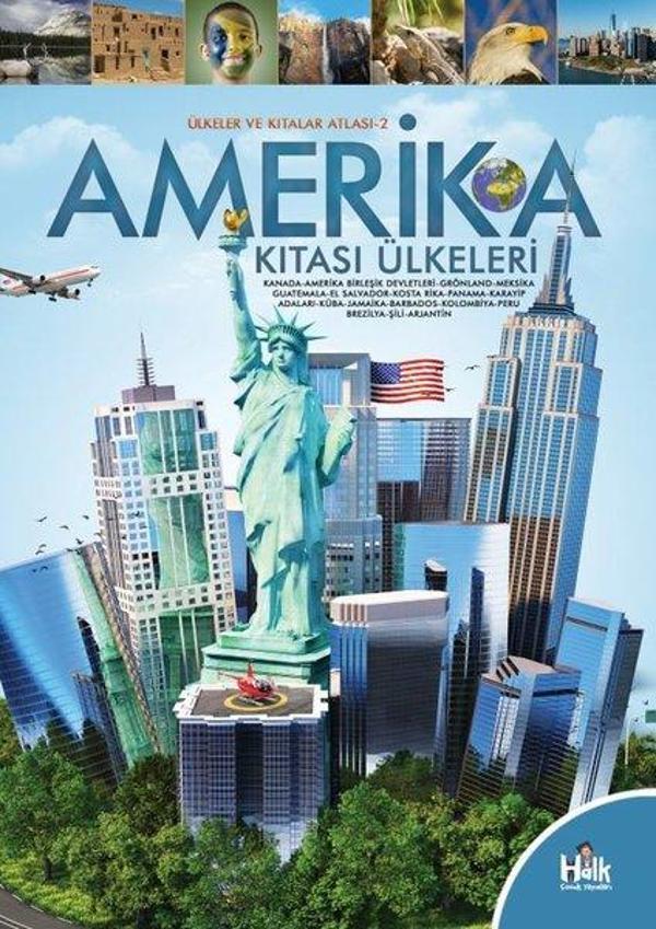Amerika Kıtası Ülkeleri - Ülkeler ve Kıtalar Atlası 2 - Halk Kitabevi Yayınevi - Image 1