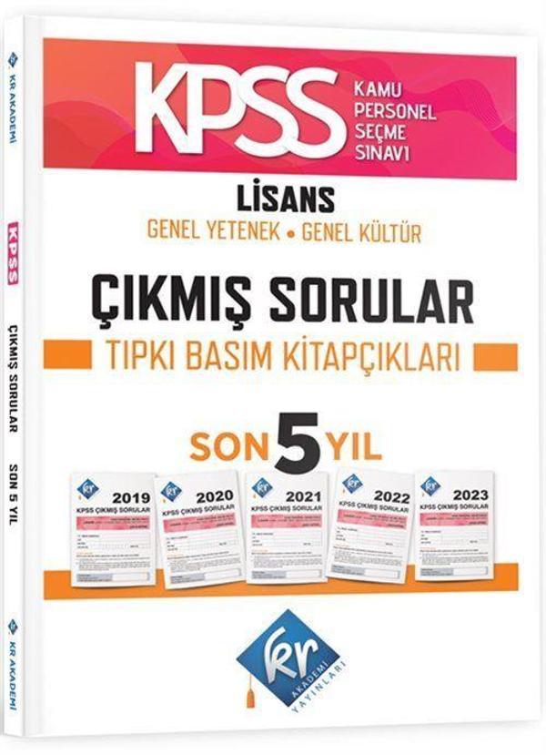 KPSS Genel Yetenek Genel Kültür Çıkmış Sorular Son 5 Yıl Tıpkı Basım Fasikülleri - KR Akademi - Image 1