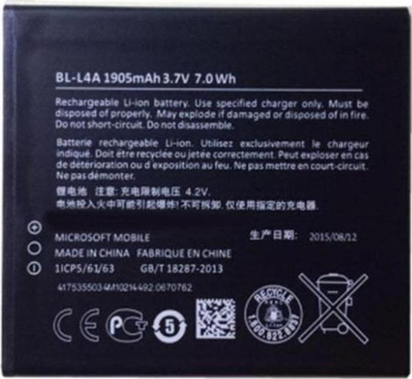 Nokia Lumia 535 Batarya Pil Bl-L4A - Image 1