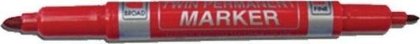 Dong-A Twin Permanent Marker Çift Uçlu Asetat Kalemi Kırmızı - Image 1