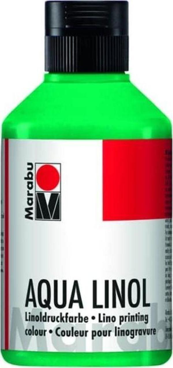Marabu Aqua Linol Baskı Boyası Blue Green 250 ml - Image 1