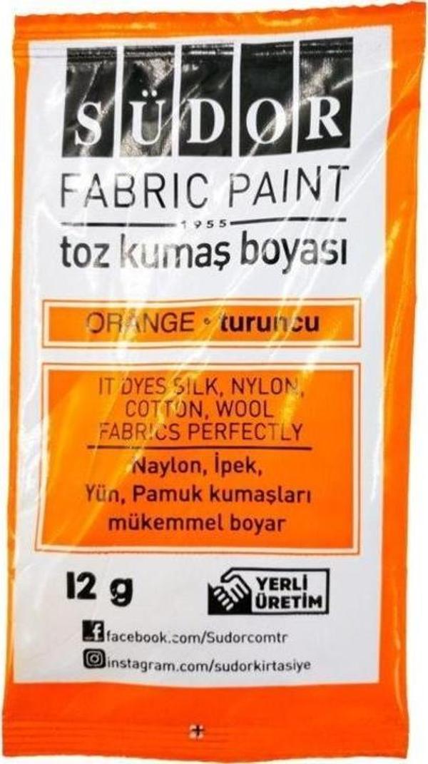 Südor Toz Kumaş Boyası Turuncu - Image 1