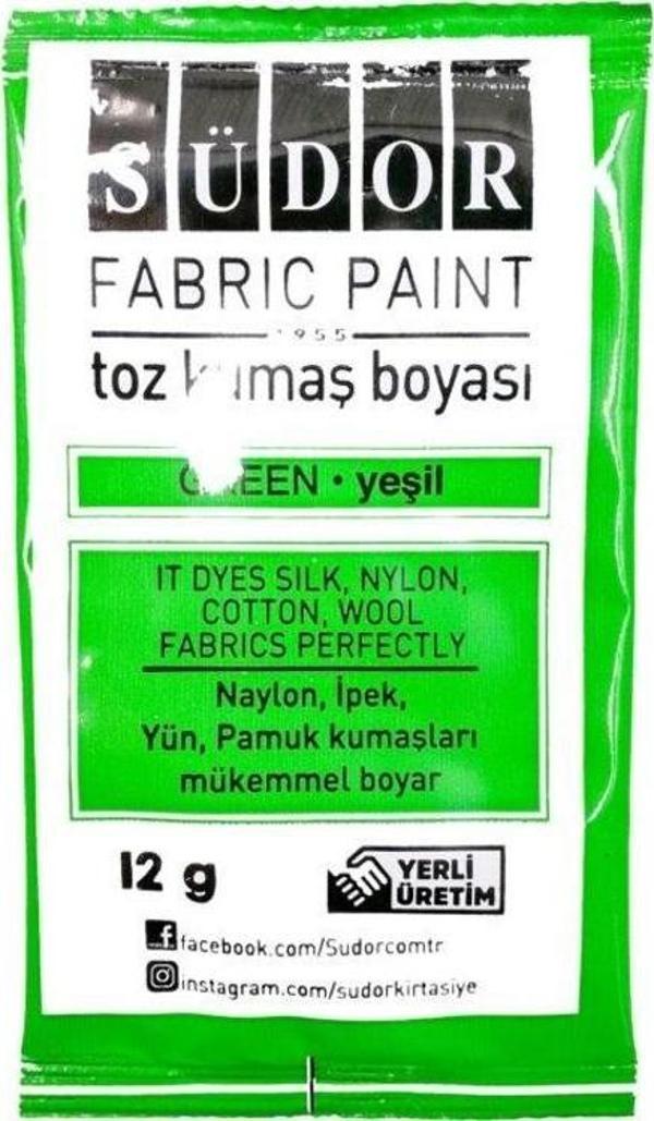Südor Toz Kumaş Boyası Yeşil - Image 1