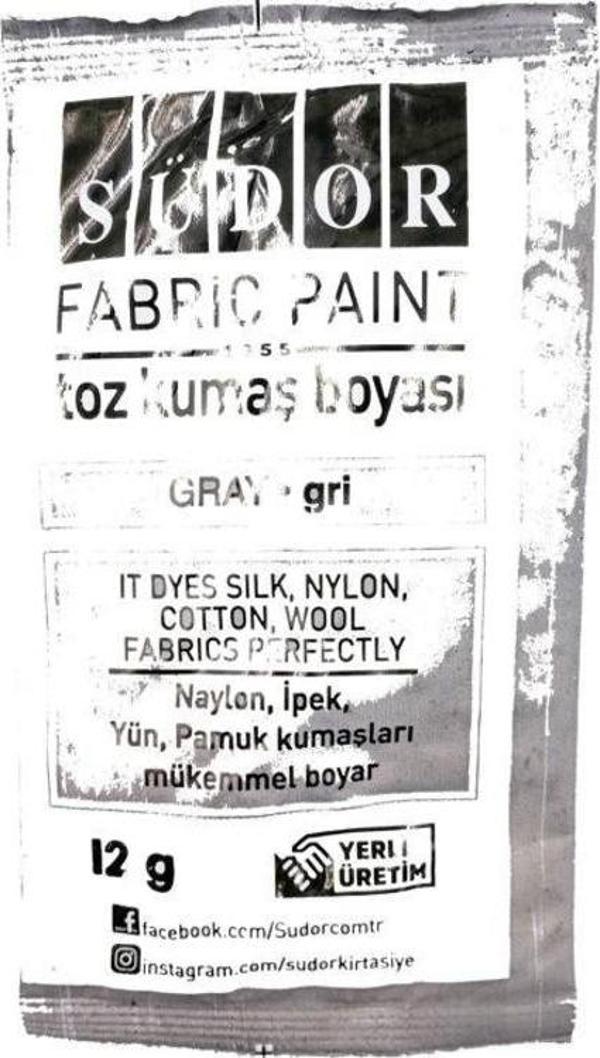 Südor Toz Kumaş Boyası Gri - Image 1