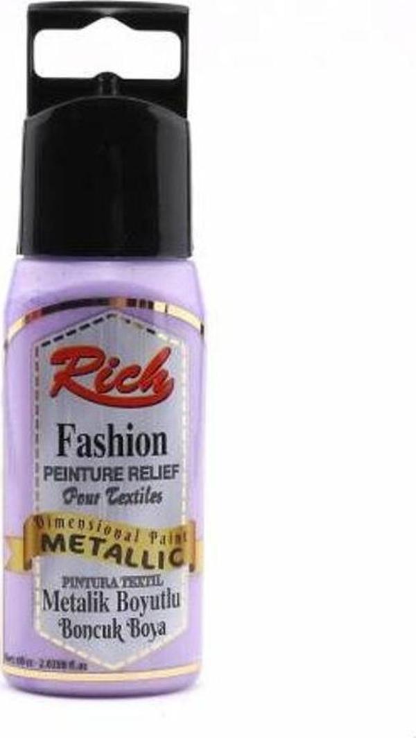 Rich Boyutlu Boncuk Boya 60 ml. 928 METALİK LİLA - Image 1