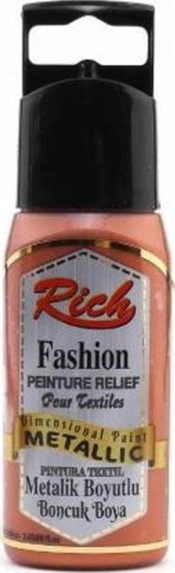 Rich Boyutlu Boncuk Boya 60 ml. 930 METALİK BAKIR - Image 1