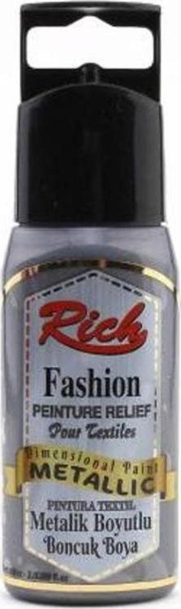 Rich Boyutlu Boncuk Boya 60 ml. 948 METALİK FÜME - Image 1