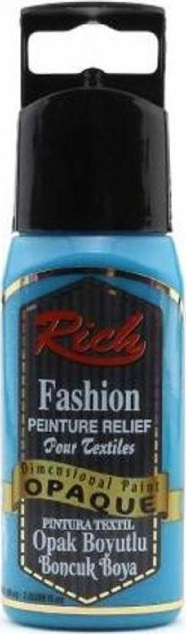Rich Boyutlu Boncuk Boya 60 ml. 010 OPAK TURKUAZ - Image 1